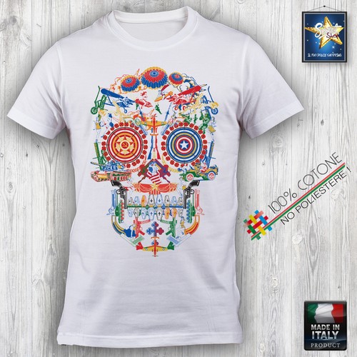Shirt uomo skull - t-shirt,