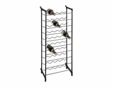 CANTINETTA SCAFFALE PORTABOTTIGLIE BOTTIGLIE VINO FERRO PLASTIFICATO 50 POSTI