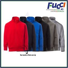 Felpa Uomo Con Zip Intera