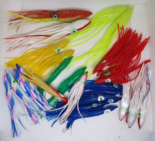 Lotto esche morbide polipetti - esche,