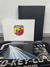 FIAT ABARTH 595 / 695 PACCHETTO PROPRIETARI / MANUALE / MANUALE. + PORTAFOGLIO 2016-2020 (2018)