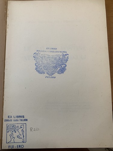 Libris corrado maria - libris,