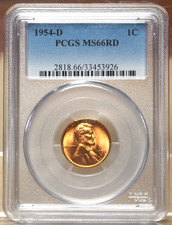 1954-D LINCOLN CENTESIMO DI