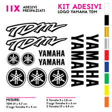 Adesivi moto scritta yamaha tdm pvc alta qualità vari colori