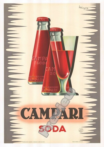 Vintage campari soda giovanni - soda,
