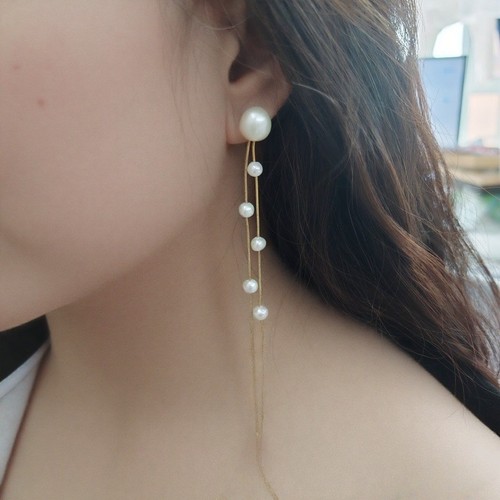 Orecchini goccia filettatrice