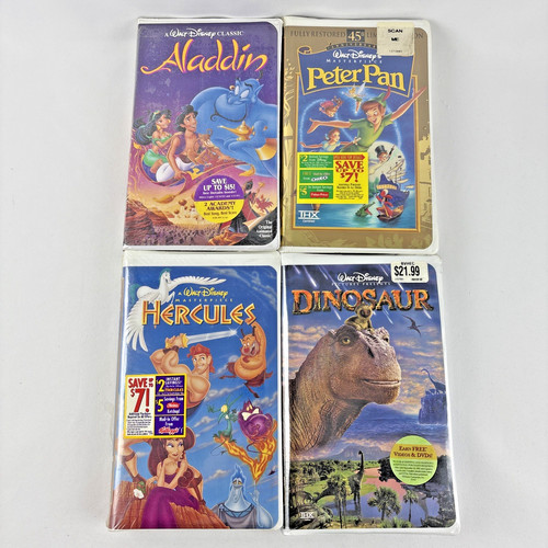 Disney vhs tapes aladdin - disney,