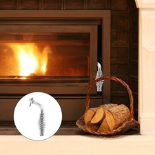  Maniglia di ricambio per porta camino: impugnatura per porta resistente al calore per legna carbone