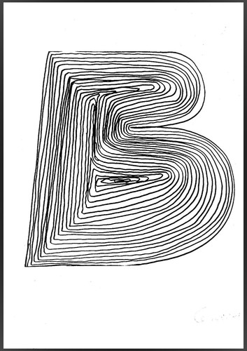 Mario ceroli lettera - ", b
