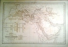 Carta geografica antica EBREI