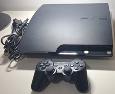 Playstation 3 slim 250Gb Fw 4.89 +Joystick Dualshock 3 + 3 Gioch digitali e cavi