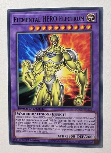 Speed duel elemental - yu-gi-oh!,