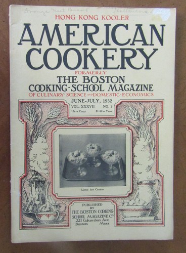 American cookery june july - american,