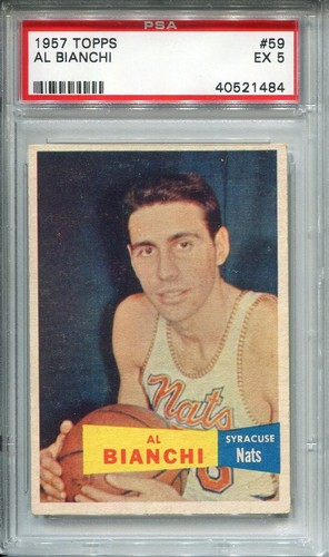 1957 topps al - #59, bianchi