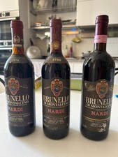 3 bottiglie Brunello di