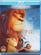 BLU-RAY Il re leone triple play 2 dischi ITA usato ed. Disney B52