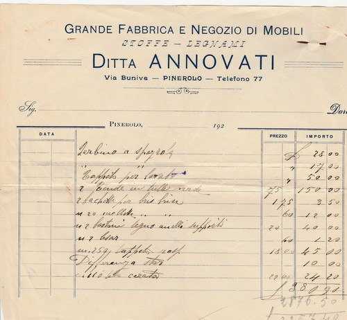 Fattura commerciale ditta - fattura,