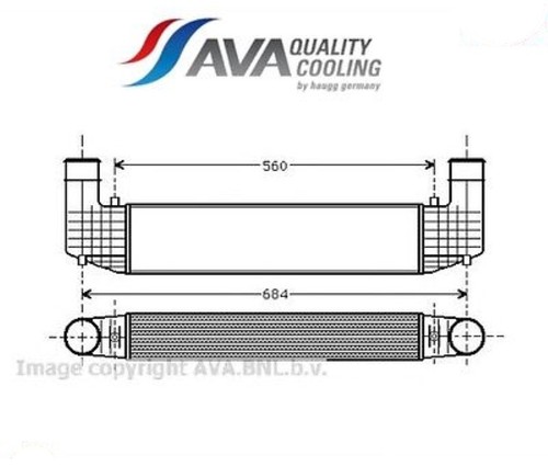 Vw4157 intercooler - intercooler, (ava)
