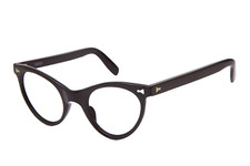 1970s vintage cat eye eyeglasses LOZZA 633 CatEye Frame PinUp Black Eyeglasses