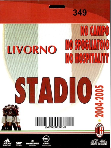 Biglietto stadio livorno - biglietto,