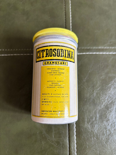 Scatola latta citrosodina - latta,