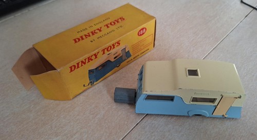 Vintage dinky toys - vintage, caravan