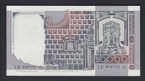 000551 italia 000 lire - italia, 10.000
