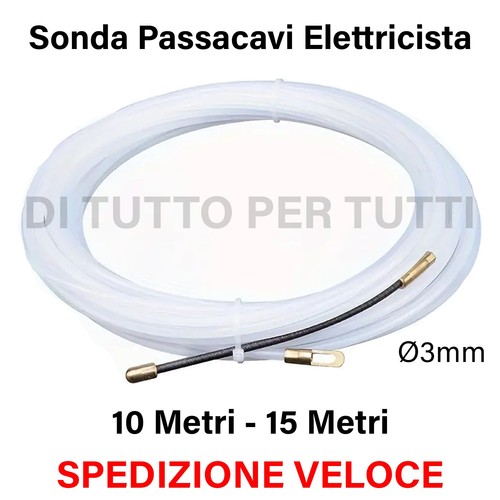 Sonda passacavi metri 15 - passacavi,