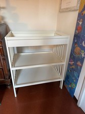 Fasciatoio Ikea Gulliver bianco con materassino in ottime condizioni