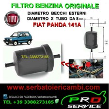 FILTRO BENZINA ESTERNO X Fiat