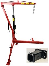 Gru Idraulica Di Sollevamento Pick Up 0,5T Con Fissaggio Gancio + Adattatore 2''