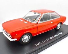 Modellino auto fiat 124 sport