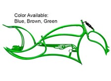 Protezione Catena Forcella Molla Telaio Acciaio 26" Elasticizzata Beach Cruiser Bicicletta 26"x4.0