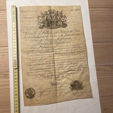 Storico Documento 1829 Patente