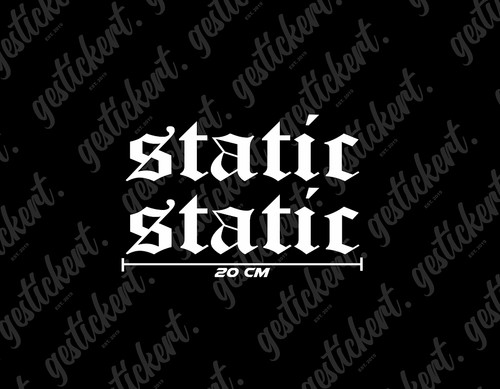 Adesivi statici cm - 2,