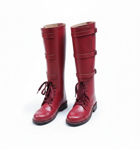 Handmade red leather - handmade,