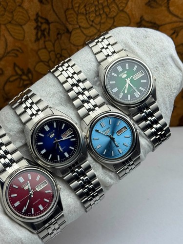 Lotto orologi seiko 5 - 4,