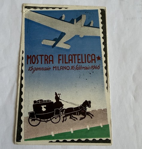 Cartolina commemorativa mostra - cartolina,