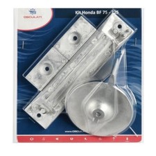 KIT ANODI COMPATIBILI HONDA 75/225 HP IN MAGNESIO FUORIBORDO ACCESSORI BARCA NAU