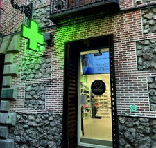 croce a led per farmacia 60x60