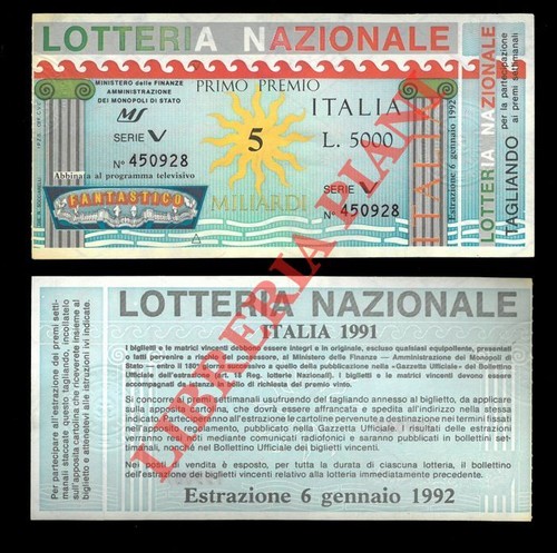 Lotteria nazionale italia - nazionale,