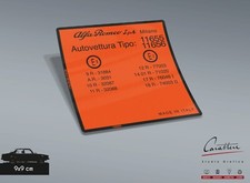 ADESIVO STICKER OMOLOGAZIONE