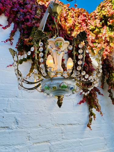 Lampadario antico bronzo