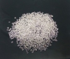 200pz  schiaccini in ottone colore argento chiaro 2mm lead,nickel free