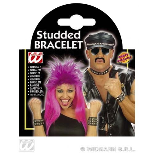 Bracciale borchiato - bracciale, in