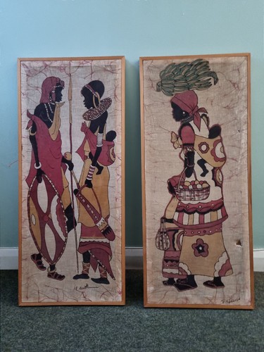 Large pair african tribal - pair,