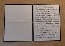 Lettera autografa di Constance