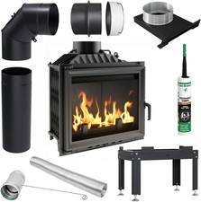 Caminetto a Legna in Ghisa