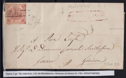 Napoli 1858 grana - napoli, tav