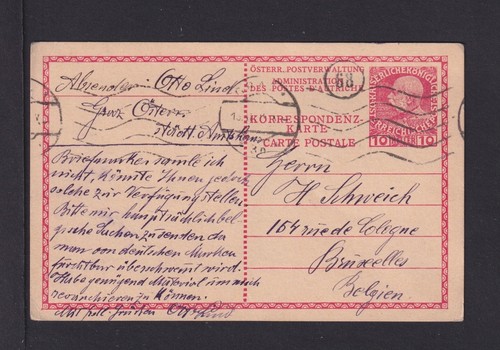 1914 intero postale - h.,
